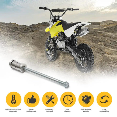Boss Level Swing Arm Bolt And Bushing Kit For Apollo 110 DB X4 X5 X6 Dirt Bikes, Stainless Steel Bushings, Steel Bolts, Rear Suspension Upgrade, Built To Last Through Rough Trails on dirt bike