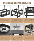 Close To Ceiling Square Black Industrial Farmhouse Light Fixture For Hallway Entryway Kitchen And Bedroom Dope Vintage Semi Flush Mount With Open Shade For Bright Dining Room Ambience installation guide