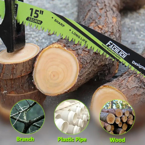 15 Inch Japanese Teeth Reciprocating Saw Blades For Wood Pruning And Tree Trimming 6TPI curved edge cutting logs