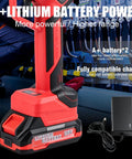 Heavy Duty Electric Din Rail Cutter With Slick Dual Groove Design For Knockout Straight Cuts On 35mm Aluminum And Steel Guide Rails No Sweat Portable Power Tool For Electrical Techs And Rough Site Work Daily with A+ lithium battery.