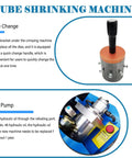 Pro Grade Electric Hose Crimper For Hydraulic Tubing And Steel Pipes 1/4 To 2 Inch Crimp Range features a die change handle and oil pump.