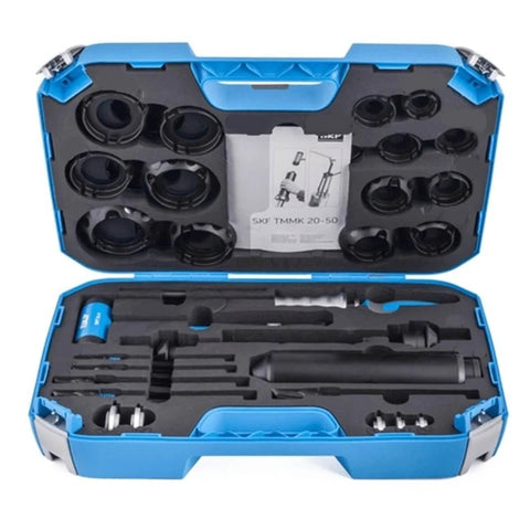 Universal Bearing Install Set For Cars TMFT24 TMFT36 Bearing Fitting Tool Kit in blue case with organized compartments