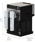 Countertop Bottleless Water Cooler Dispenser with Self Cleaning Filtration System and dimensions 19.8" x 12.5" x 19.4"