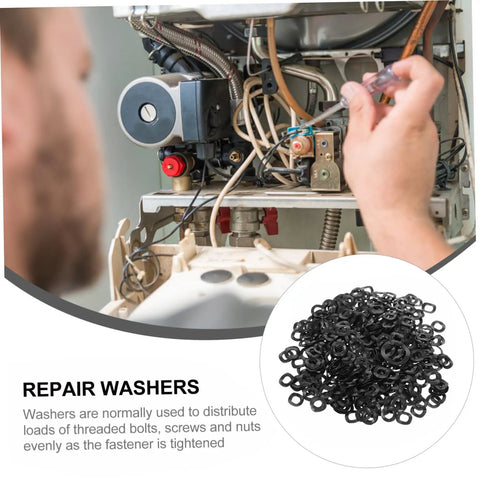 Spring Wave Washer Gasket Kit 500 Pieces Spring Steel Wave Washers For Electrical Connections And Automotive Applications, repairing boiler wiring