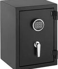 Beefy Fire Safe With Programmable Electronic Keypad For Documents And Valuables, 1.24 Cubic Feet, 14-Gauge Steel, Black exterior view