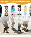 Wall Mounted Skateboard Rack Secures Four Boards And Helmets With Heavy Duty Angled Steel Arms For Clutch Organization And One Handed Retrieval Of Your Sick Longboards.