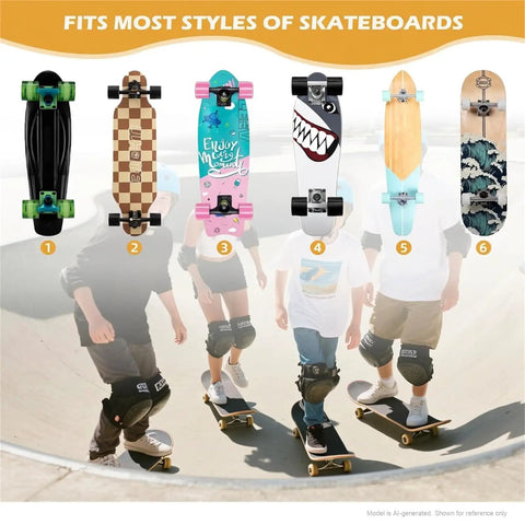 Wall Mounted Skateboard Rack Secures Four Boards And Helmets With Heavy Duty Angled Steel Arms For Clutch Organization And One Handed Retrieval Of Your Sick Longboards.
