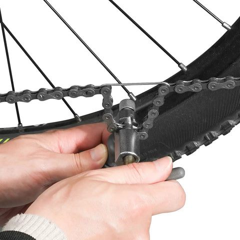 Using Bike Chain Breaker Tool Universal For 7 To 11 Speed Chains Chain Splitter For Road And Mountain Bikes Easy To Use