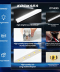 Comparison of Hexagon LED Garage Light 168W 5 Grid Kit With 18480LM Ultra Bright 6500K Daylight Output and standard light