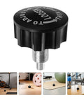 Upgrade Your Ride With These Killer Pull Pin Spring Knobs For Exercise Bikes And Cycling Machines featuring a black locking knob with 18mm thread.