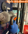 Heavy Duty Magnetic Tool Hooks For Garage And Shop, No Drill Mount, holding weights on metal surface
