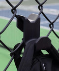 Chain Link Fence Hook For Sports Bags With Paracord Lanyard Heavy Duty Fence Hanger For Baseball Softball Tennis And Pickleball Gear Keeps Gear Clean Off The Ground During Games And Practices attached to chain link fence holding sports bag
