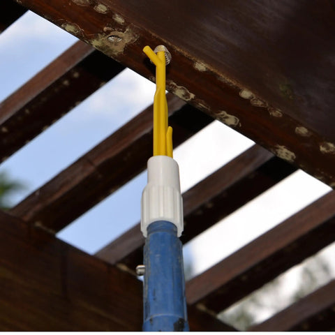 Carpenter bee trap installation on outdoor wooden deck using Patented Carpenter Bee Traps For Outdoor Use With 304 Stainless Steel Mesh Seal And 30 Hole Filler Plugs Stop Woodpecker Damage And Borer Bee Reentry Permanent Wood Protection Kit For Homes Siding And Decks.