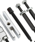 Close-up of components from 9 Piece Bearing Separator Set Portable Bearing Remover And Metal Bearing Splitter For Car Repair Tool Kit