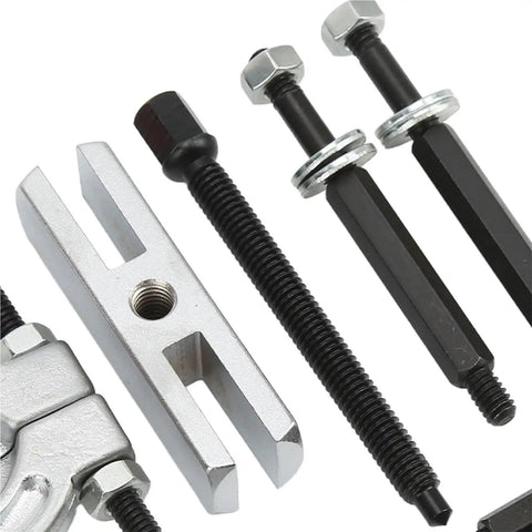 Close-up of components from 9 Piece Bearing Separator Set Portable Bearing Remover And Metal Bearing Splitter For Car Repair Tool Kit