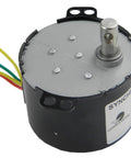 Permanent Magnet Synchronous Micro AC Motor With Mini Gearbox 110V 30 to 36 RPM High Torque Low Noise CW CCW Precision Drive for Robotics