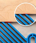 Adjustable Featherboard 11/16 Inch keeps your workpiece tight against the fence with sturdy ABS plastic for safer cuts.