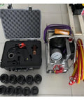 Pro Grade Hydraulic Torque Wrench With 10000 Nm Output And One Point Five Inch Square Drive, complete set with case and accessories.