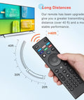 Universal Remote Replacement For Smart TVs XRT136 XRT260 XRT270 D E M P V PX Series Lightning Fast 0.2 Second Response