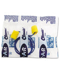 Image of disposable foam ear plugs 200 pairs corded NRR 29 dB for work sleep all day comfort great for work sites