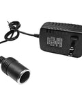 AC To DC Converter, 220V To 12V Adapter with 26.38 inch cable for car gadgets like dash cams or air purifiers.