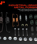 Fit For Rear Side Drum Brake Hardware Kit Set For Toyota Corolla And Scion XiQ With 230mm Rotors To Upgrade Your Brakes And Keep It Running Smooth Like A Charm, industrial-grade metal springs
