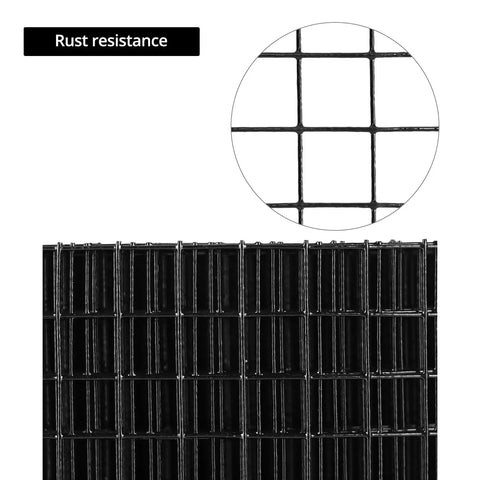 Badass Solar Panel Roof Protection Net, 6 X 100 Ft, 1/2 Inch Mesh showing rust-resistant galvanized steel mesh construction.