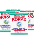 Four boxes of All Natural Powder Laundry Booster And All Purpose Cleaner With Borax For Laundry Kitchen And Bathroom Deep Cleaning