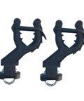 Single ATV Gun And Bow Rack For Handlebar Mounts, Fits Five Eighths To One Inch Tubular Bars, Made In The USA, space-saving design, rubber spurs