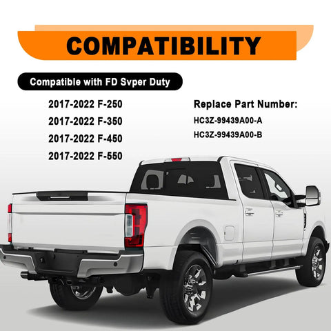 Tailgate Upper Rubber Bushing Bumper For Ford Super Duty F250 F350 F450 F550 2017 2018 2019 2020 2021 2022 Left And Right Black Replacement Part Direct Fit Replacement For Easy Install.