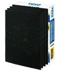 Precut Carbon Activated Pre Filters For HPA300 4 Pack Premium Dust Reduction shown with packaging