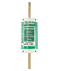 Heavy-Duty 125 Amp 600 Volt Class J Current-Limiting Time-Delay Fuse, One And A Half Inch By Five And Three Quarters Inch Panel Fuse For Electrical Panels, Green JTD125 Ideal For Distribution Panels, Control Boxes, And Industrial Electrical Setups