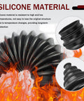 Cut To Fit Silicone Rack And Pinion Boot Kit With Inner Tie Rod Boot Adjustable Diameters With Fire-Resistant Silicone