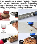 All In One Corded Engraving Tool Kit With Micro Engraver Etching Pen for Jewelry Glass Wood Metal Plastic with accessories
