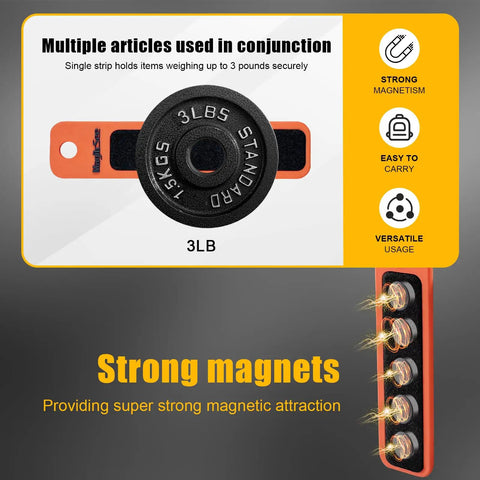 Double Sided Magnetic Tool Grip Mat For Easy Organization And Quick Access Holds Up To 3 Lb Magnetic Pad For Nails Hex Bits And Metal Tools Ideal For Car Repair Workshop And DIY Projects Slim Durable And Built To Last