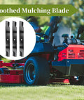 High Lift Blades Kit For 60 Inch Mower Decks And Pro Master 260Z Zero Turn Mowers 3 Pack Replacement shown with a mower