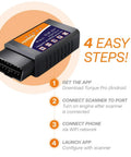 Wireless OBD2 Scanner With WiFi Car Code Reader Clears Check Engine Light And Diagnoses Over 3000 Codes For 1996 To 2016 Vehicles