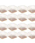 Square Table Leg Protectors For Large Chairs And Sofas Fits From One And Fifteen Sixteenths Inches To Two And One Sixteenth Inches 49mm To 53mm Two Inch Silicone Leg Caps With Felt Pads Clear 16 Pack No Slip Floor Safe Easy Fit displayed in grid