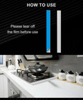 Stainless steel shim strips, 2-pack, 12 in x 1 in x 0.022 in (0.6 mm), with blue protective film.