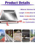 Details of Hidden Street Ready Stainless Steel Manhole Covers For Lawn And Green Belts 12 To 40 Inches Beefy Ultra Durable