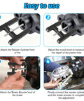 Pro Grade Brake Booster Push Rod Adjustment Tool With Magnet, Vehicle Pedal Length Gauge For Precise Master Cylinder Tuning, Durable Alloy Construction, Universal Fit For SUV Truck Auto Repair on brake booster and master cylinder