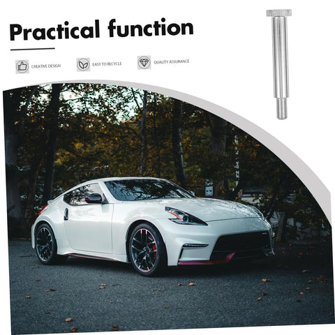 Heavy Duty Rear Suspension Arm Bolt With Badass Durability And A Zero Hassle Fit That Delivers Rock Solid Handling And Keeps Your Daily Driver Rolling Smooth Today next to a white sports car.