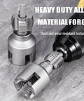 Two In One PVC Pipe Threader Kit For Internal And External Threads, One Half Inch Or Three Quarter Inch, Electric Drill Compatible on display