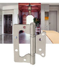 Beefy Silent Side Hinges For Doors And Windows Thickened 304 Stainless Steel Rust Resistant Hardware Heavy Duty Anti Pump Shaft