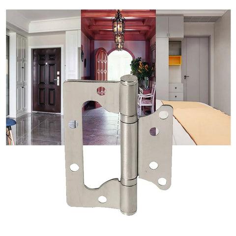 Beefy Silent Side Hinges For Doors And Windows Thickened 304 Stainless Steel Rust Resistant Hardware Heavy Duty Anti Pump Shaft