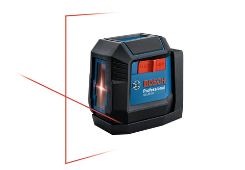 GLL50-20 50 Ft Self Leveling Cross Line Laser With Integrated Magnetic Mount And Battery Flexibility For Quick No Hassle Setup