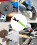 Tough As Nails Adjustable Pin Wrench For Angle Grinder Lock Nuts Professional Grade Heavy Duty tool in use with angle grinders.
