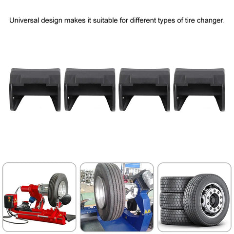 4 Pack ABS Tire Changer Clamp Covers Jaw Protectors Guard Protective Covers For Multiple Tire Changers Rim Protector Shields Tire Machine Accessories 21mm Wide By 54mm Long Durable ABS Material Pro Grade Build