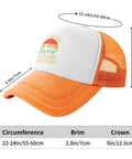Hilarious I Hate Pulling Out Camper Hat For RV And Camping Trips Mesh Trucker Cap with dimensions shown