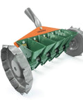 Metal Precision Manual Seeder For Vegetables Greens Onion Radish Beets 5 Row Garden Planter With Adjustable Row Spacing